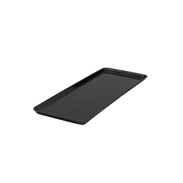 Melamine Rectangular Sandwich Platter Black 390 X150mm