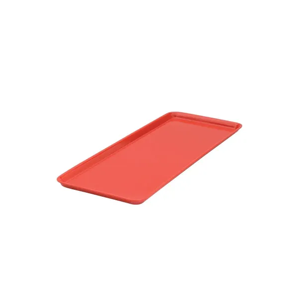 Melamine Rectangular Sandwich Platter Red 390 X150mm