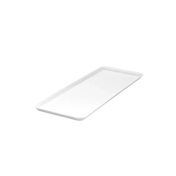 Melamine Rectangular Sandwich Platter White 390 X150mm