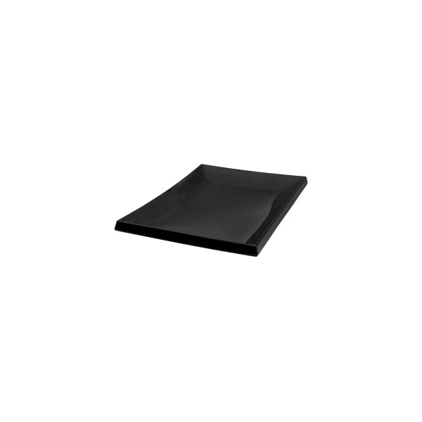 Melamine Sushi Platter Black 200 X140mm