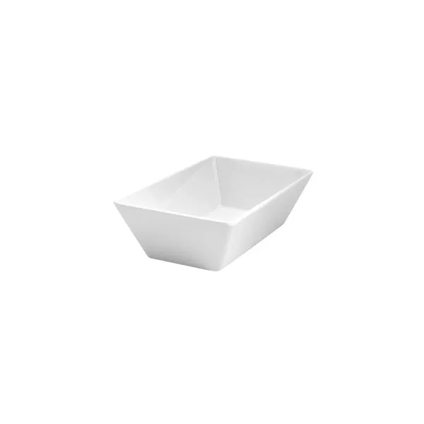 Melamine Rectangular Deep Dish White 250 X150 X70mm