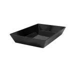 Melamine Rectangular Deep Dish Black 450 X300 X70mm