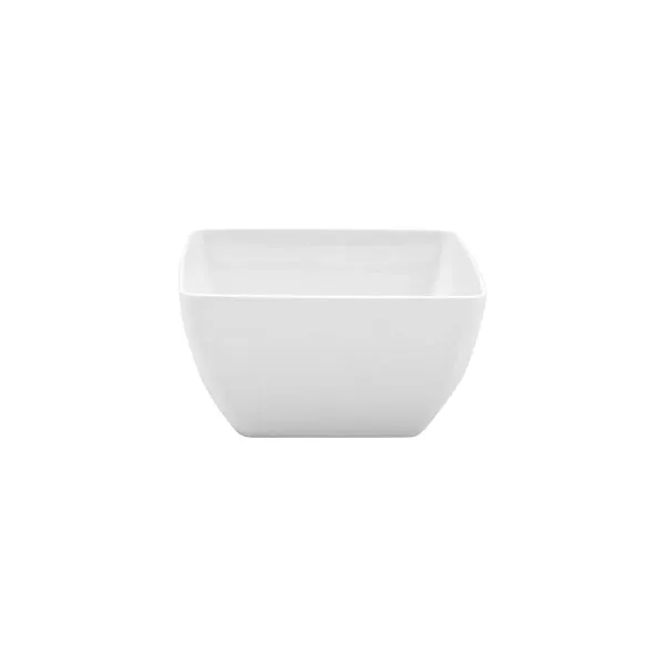 Bowl Square White — 190x190x100mm