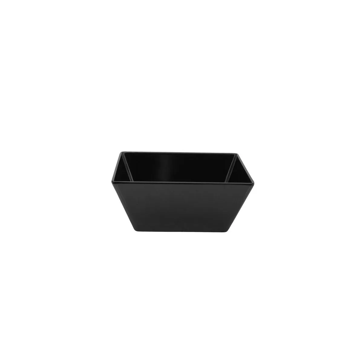 Bowl Square Black — 240x240x100mm