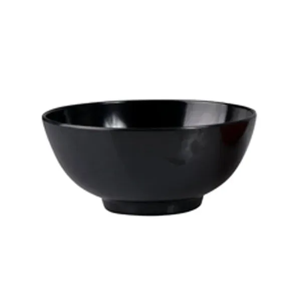 Noodle Bowl Melamine Black — 150mm