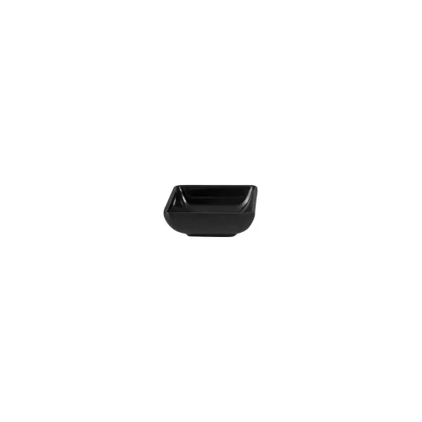 Melamine Square Sauce Dish Black 70 X 70mm