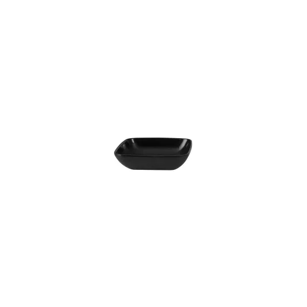 Melamine Square Sauce Dish Black 100 X 100mm