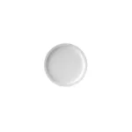 Melamine Round Plate Narrow Rim White 192mm