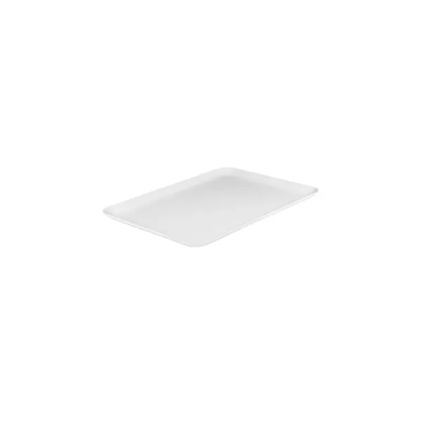 Melamine Rectangular Platter Coupe White 205 X 140mm