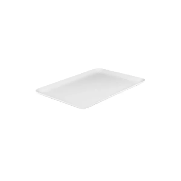 Melamine Rectangular Platter Coupe White 330 X 230mm