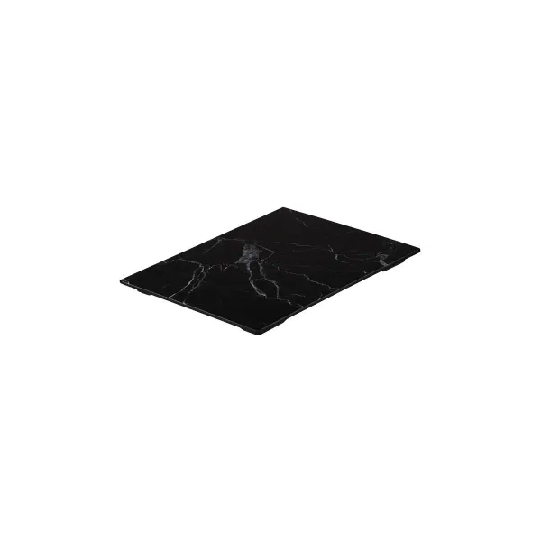 Rect Flat Platter-325x265mm - Black Marble