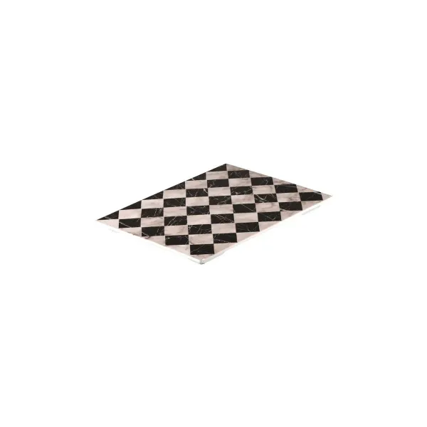 Rect Flat Platter-325x265mm - Checkered