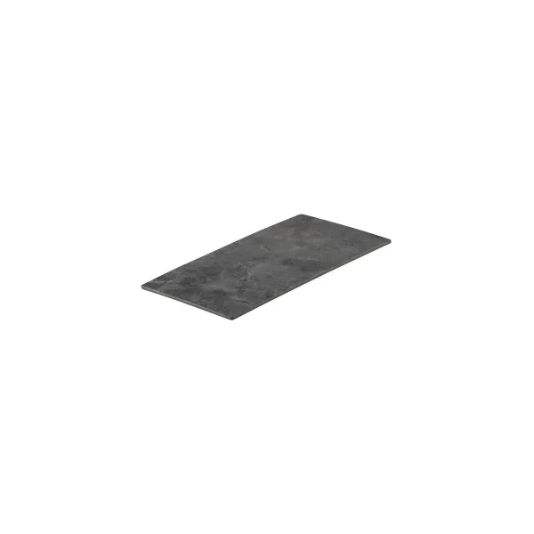 Rect Flat Platter-325x175mm - Dark Concrete