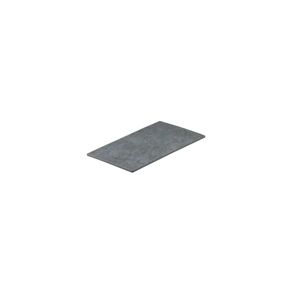Rect Flat Platter-265x160mm - Light Concrete