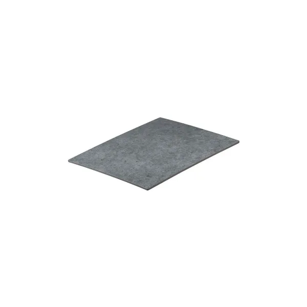 Rect Flat Platter-325x265mm - Light Concrete