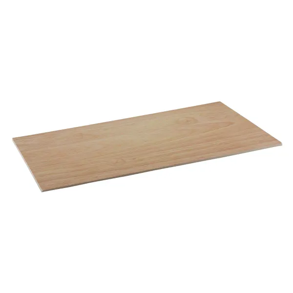 Rect Flat Platter-530x325mm - Oak White