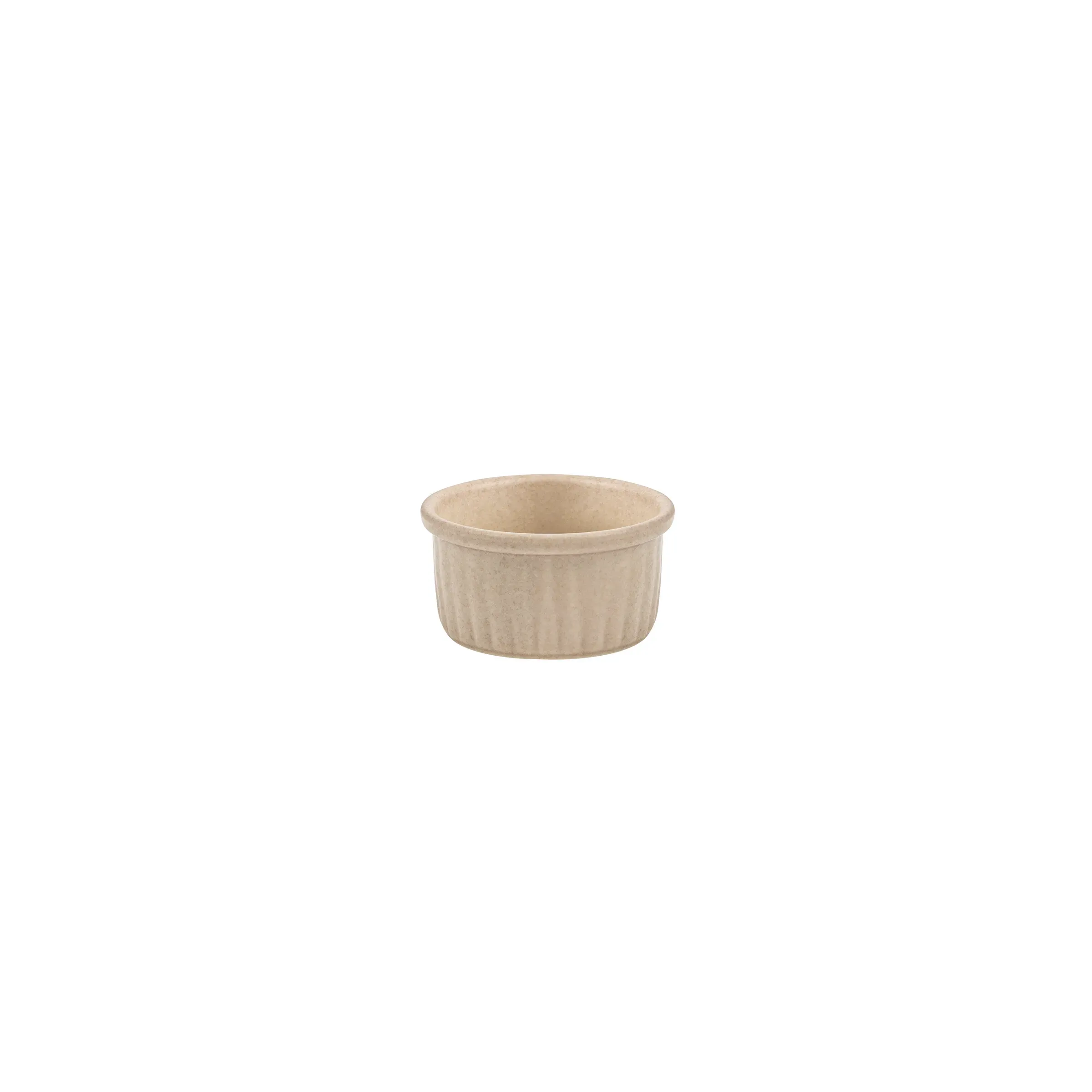 Ribbed Ramekin-80mm Ø / 41mm H - Marshmallow