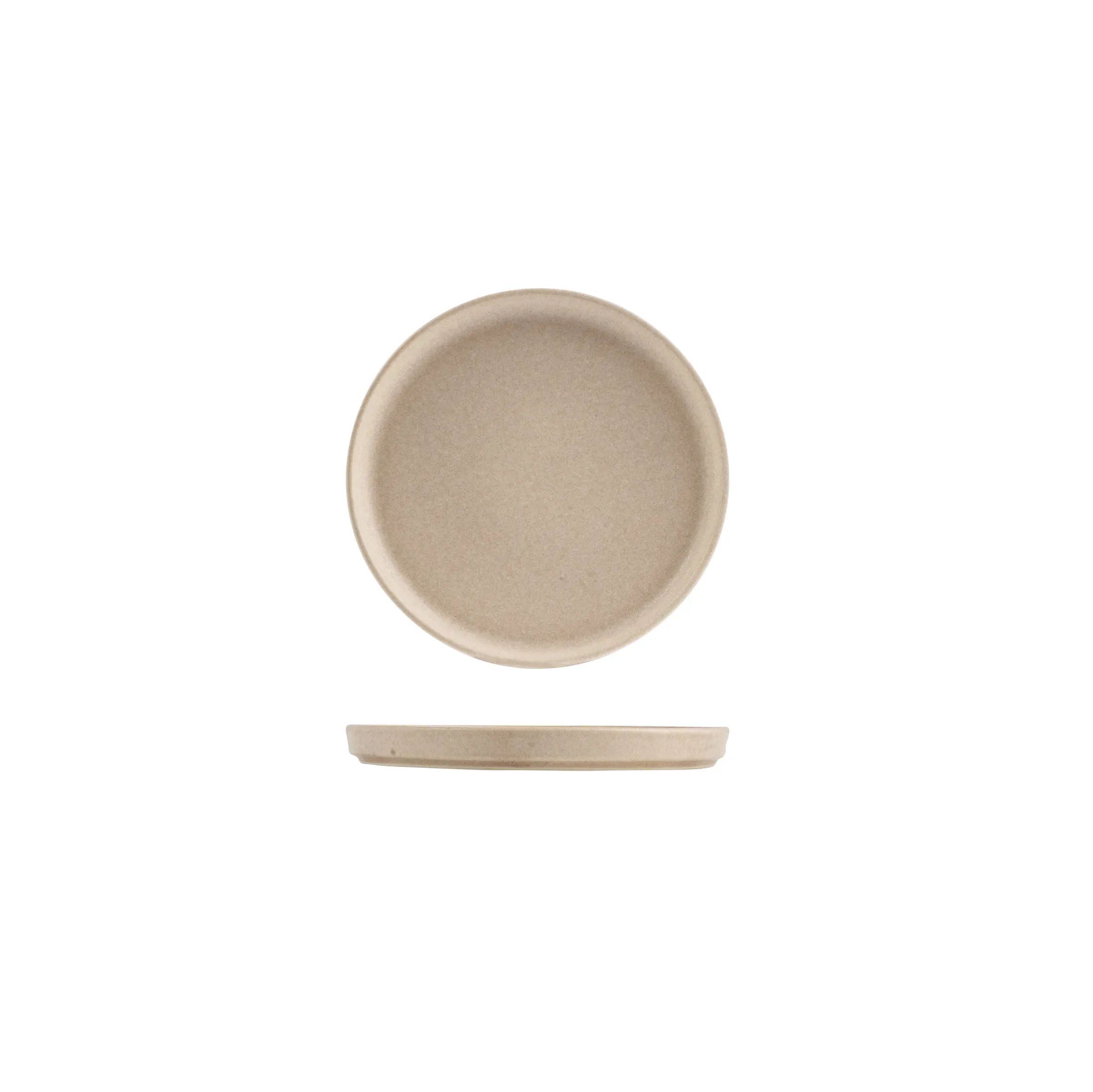 Walled Plate-210mm Ø / 22mm H - Marshmallow