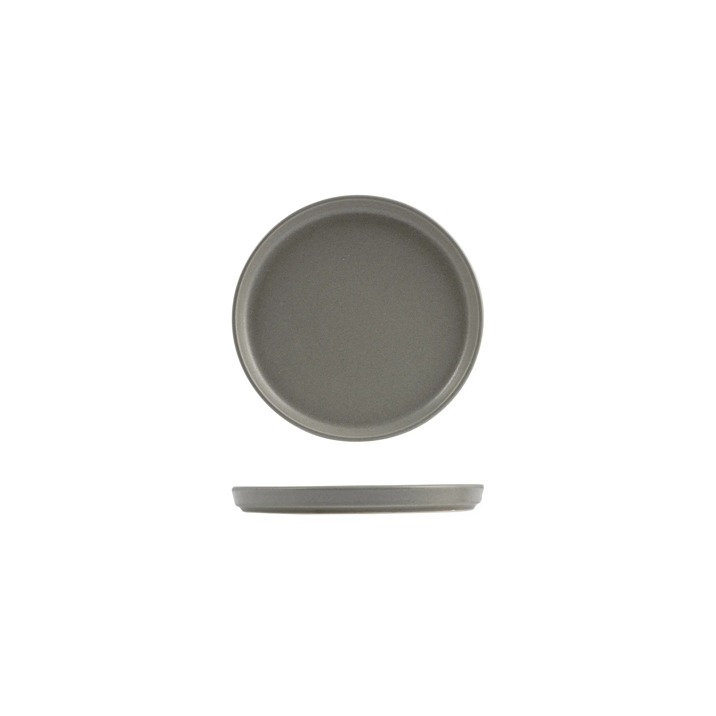 Walled Plate-210mm Ø / 22mm H - Husk