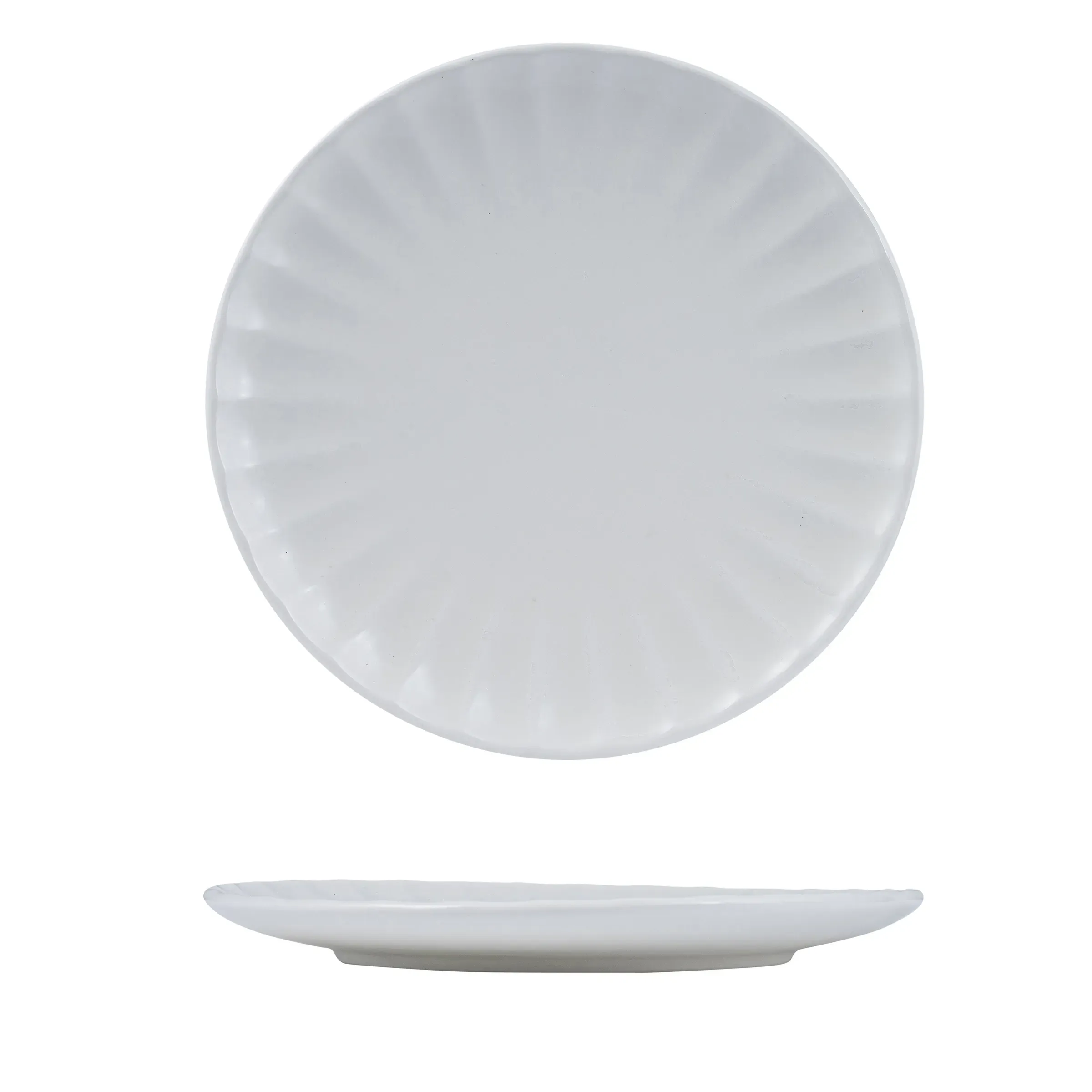 Round Plate-260mm Ø Scallop