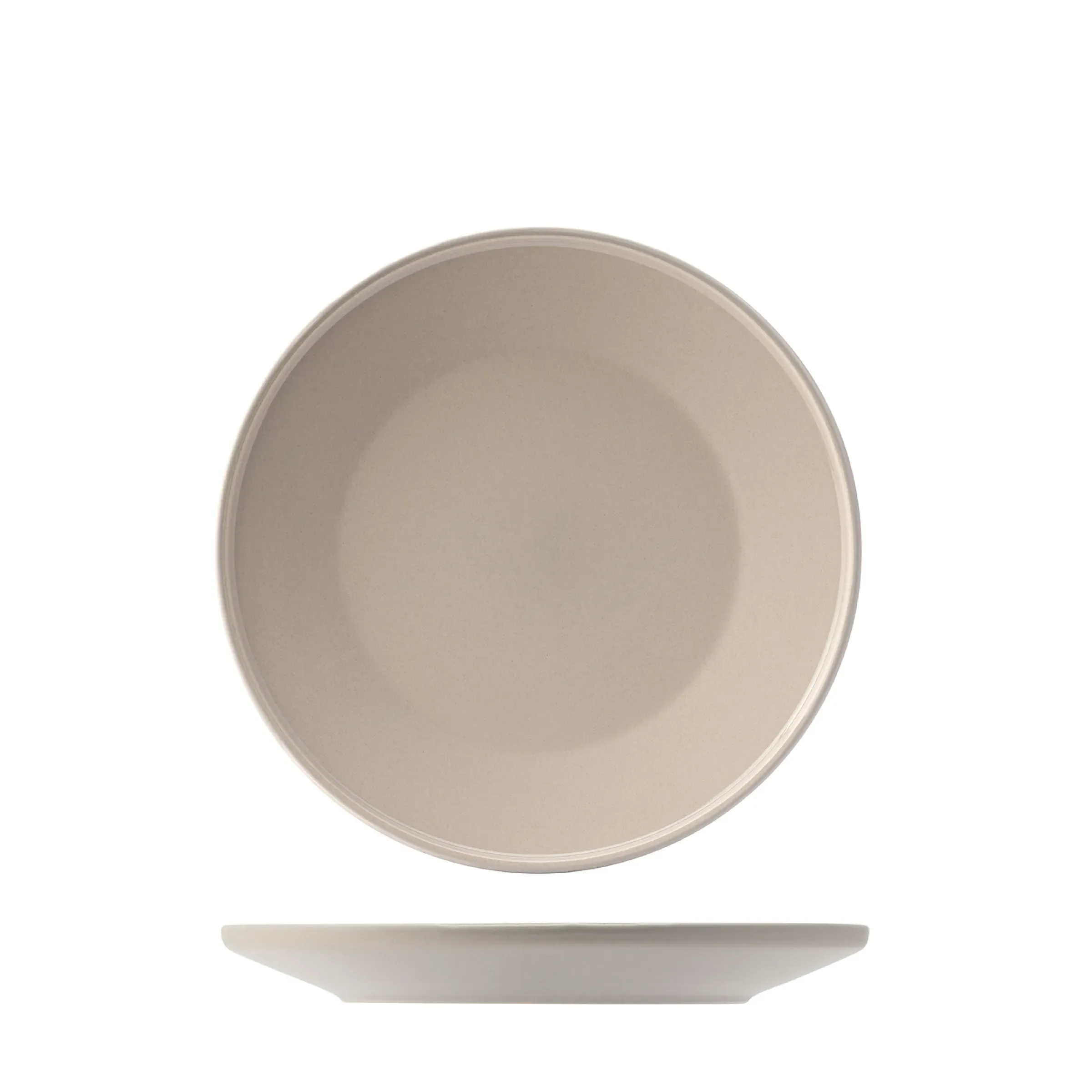 Round Plate - 225mm - Stone