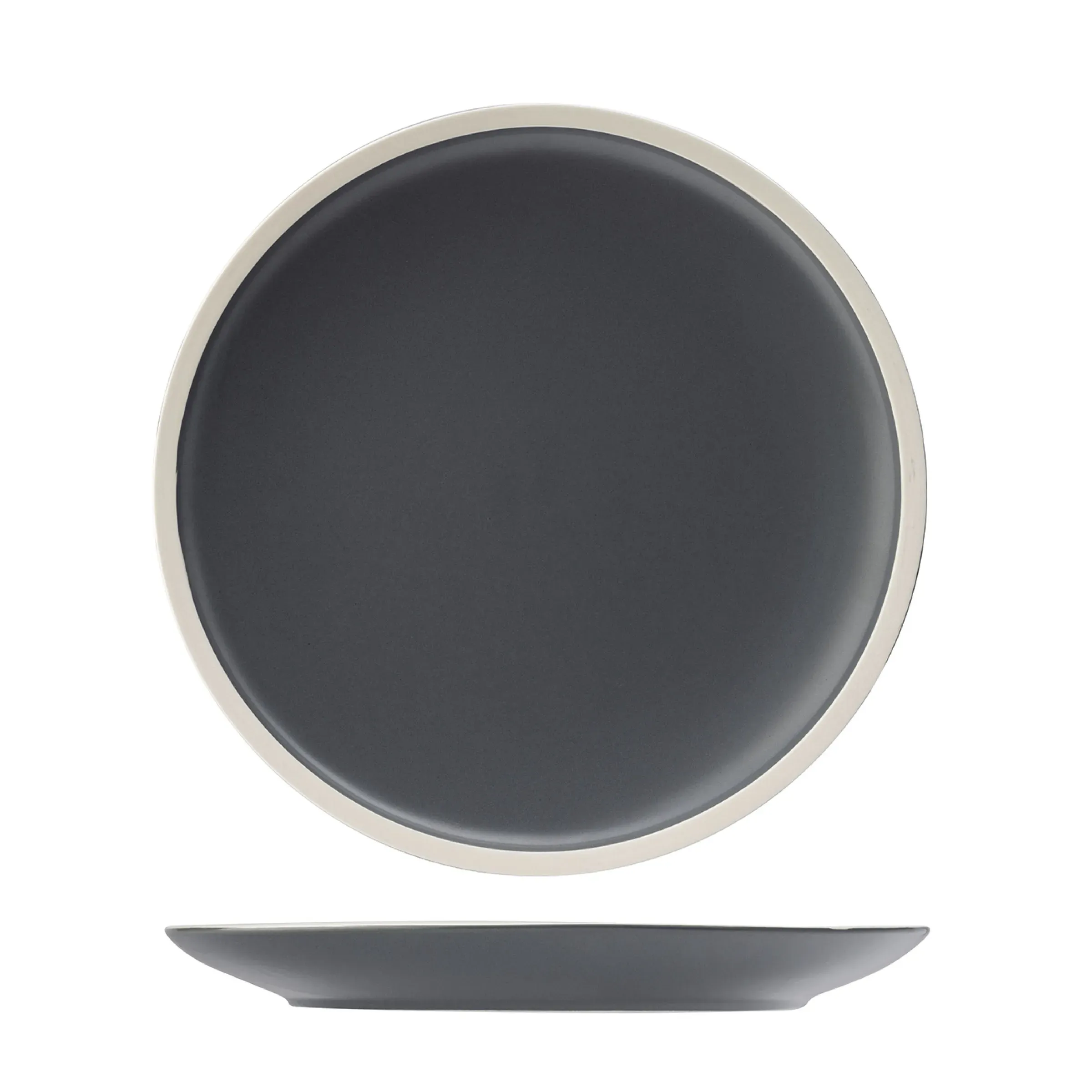 Round Plate - 265mm - Charcoal