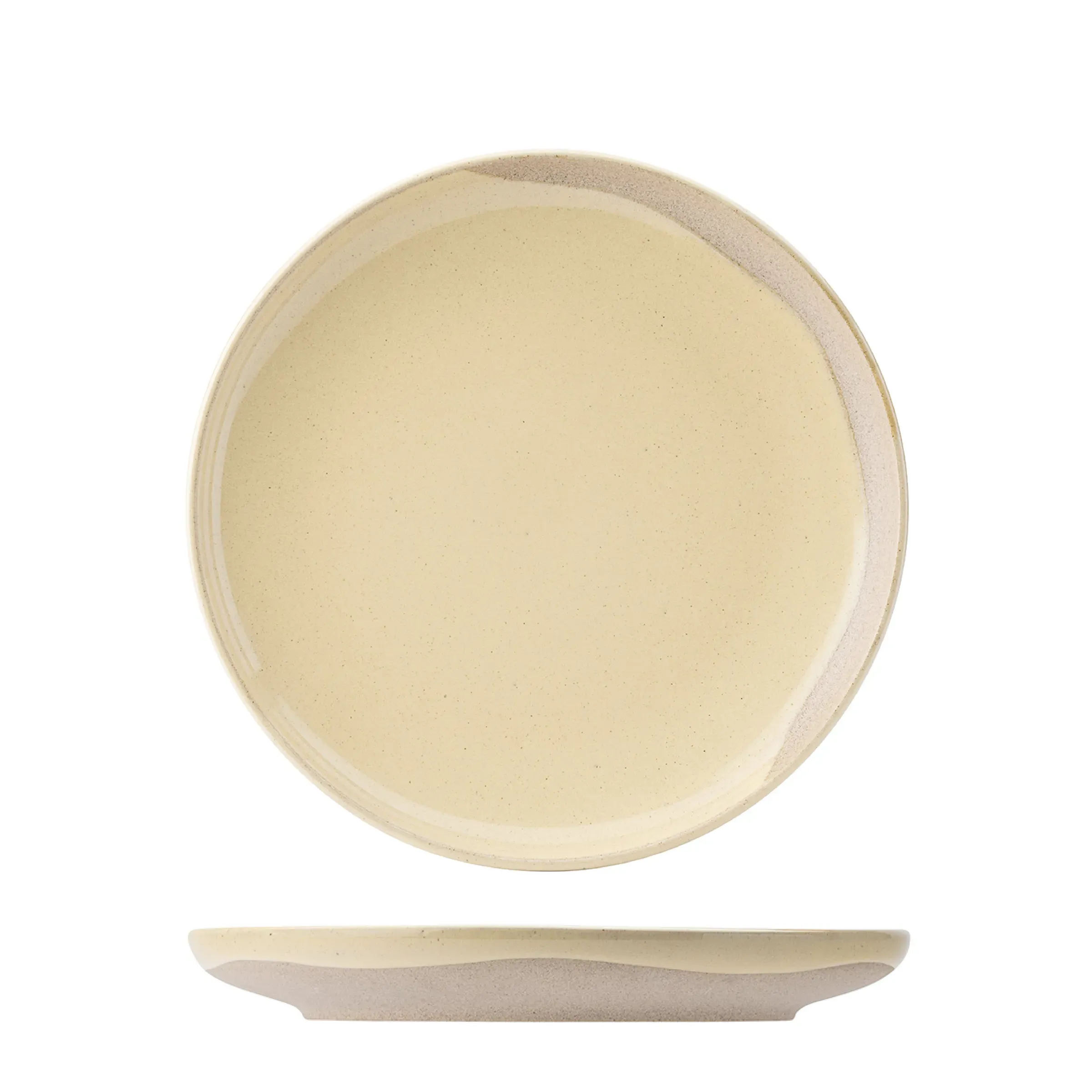 Round Plate - 255mm - Buttermilk