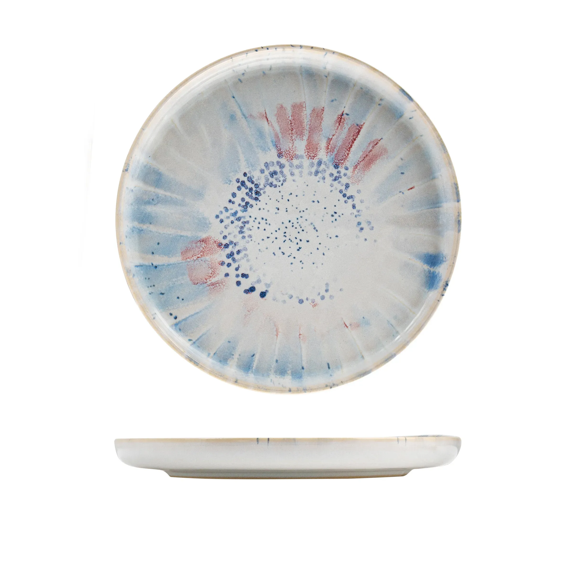 Walled Round Plate - 280mm Ø - Dream