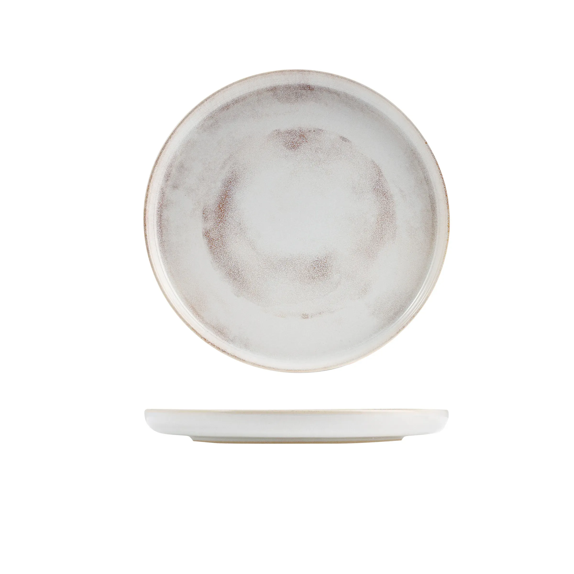 Walled Round Plate - 220mm Ø - Coast