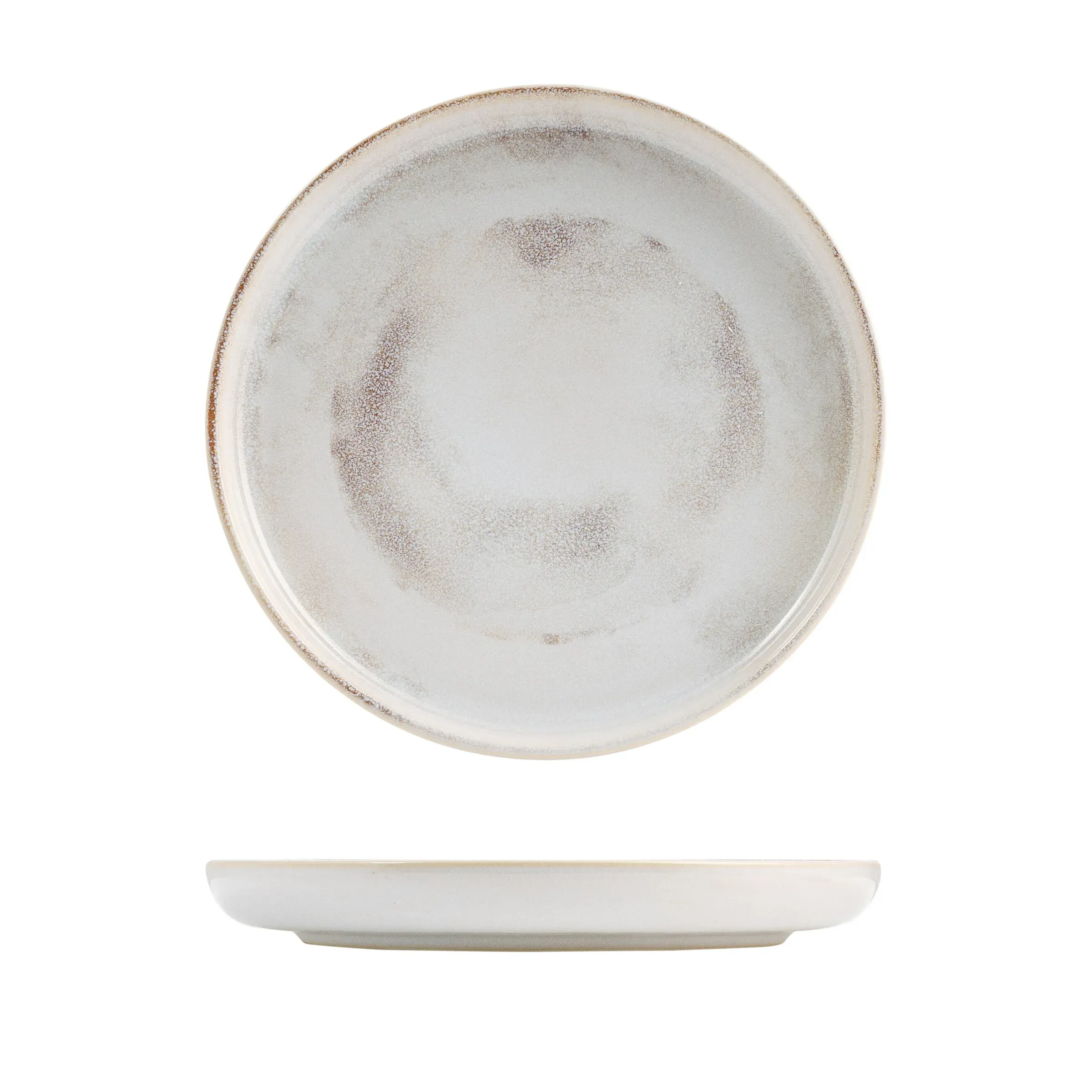 Walled Round Plate - 280mm Ø - Coast
