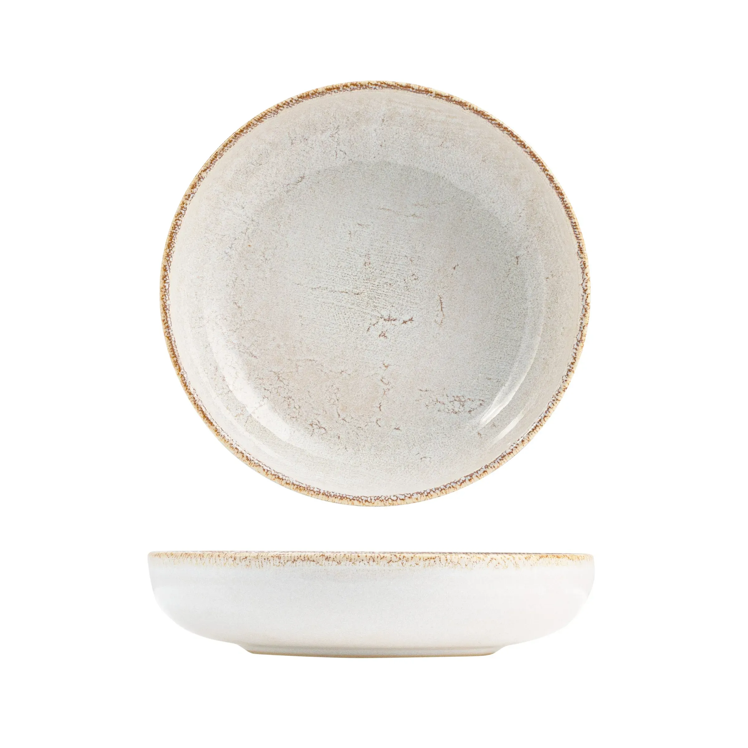 Round Bowl — 220mm - Limestone