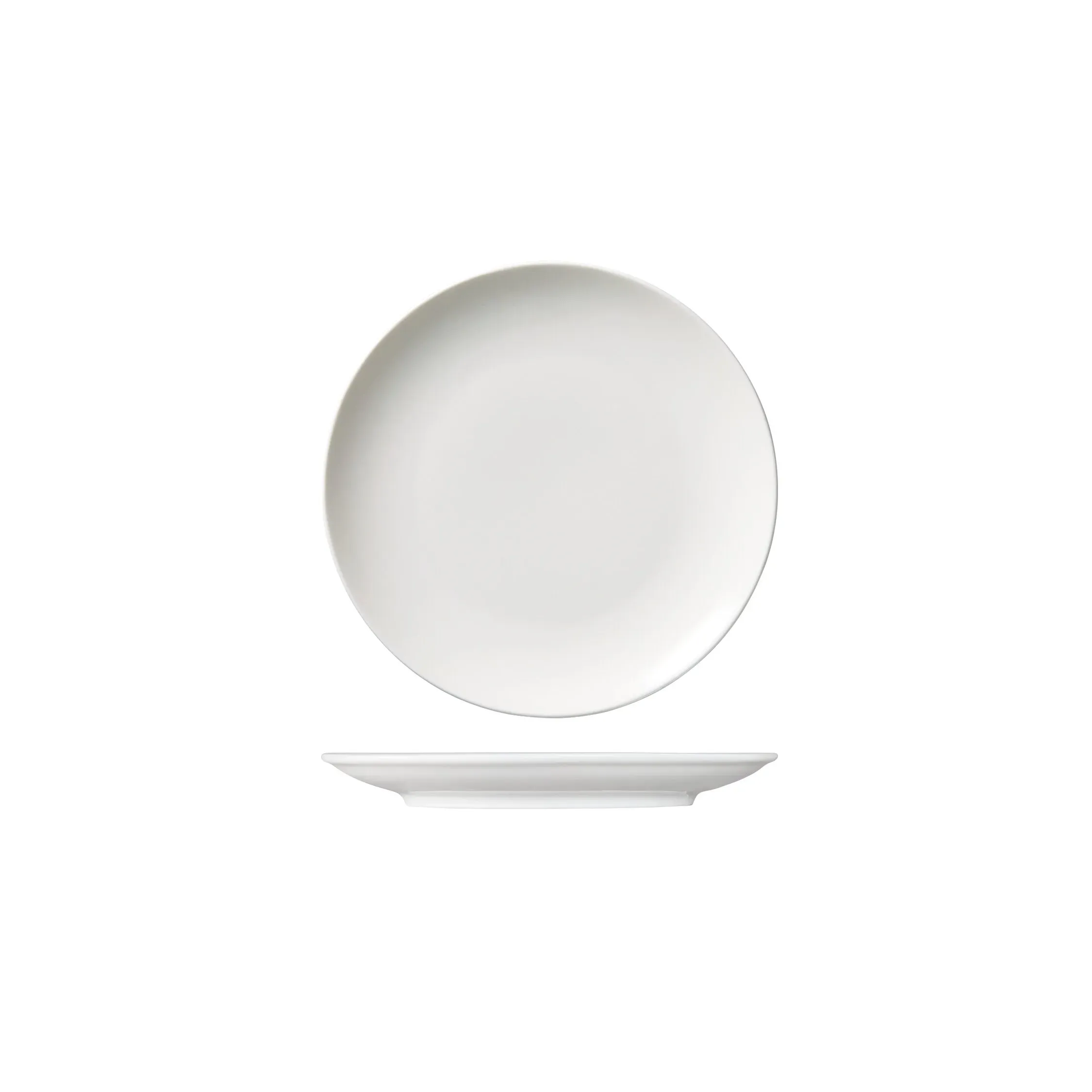 Round Plate Coupe 180mm - White