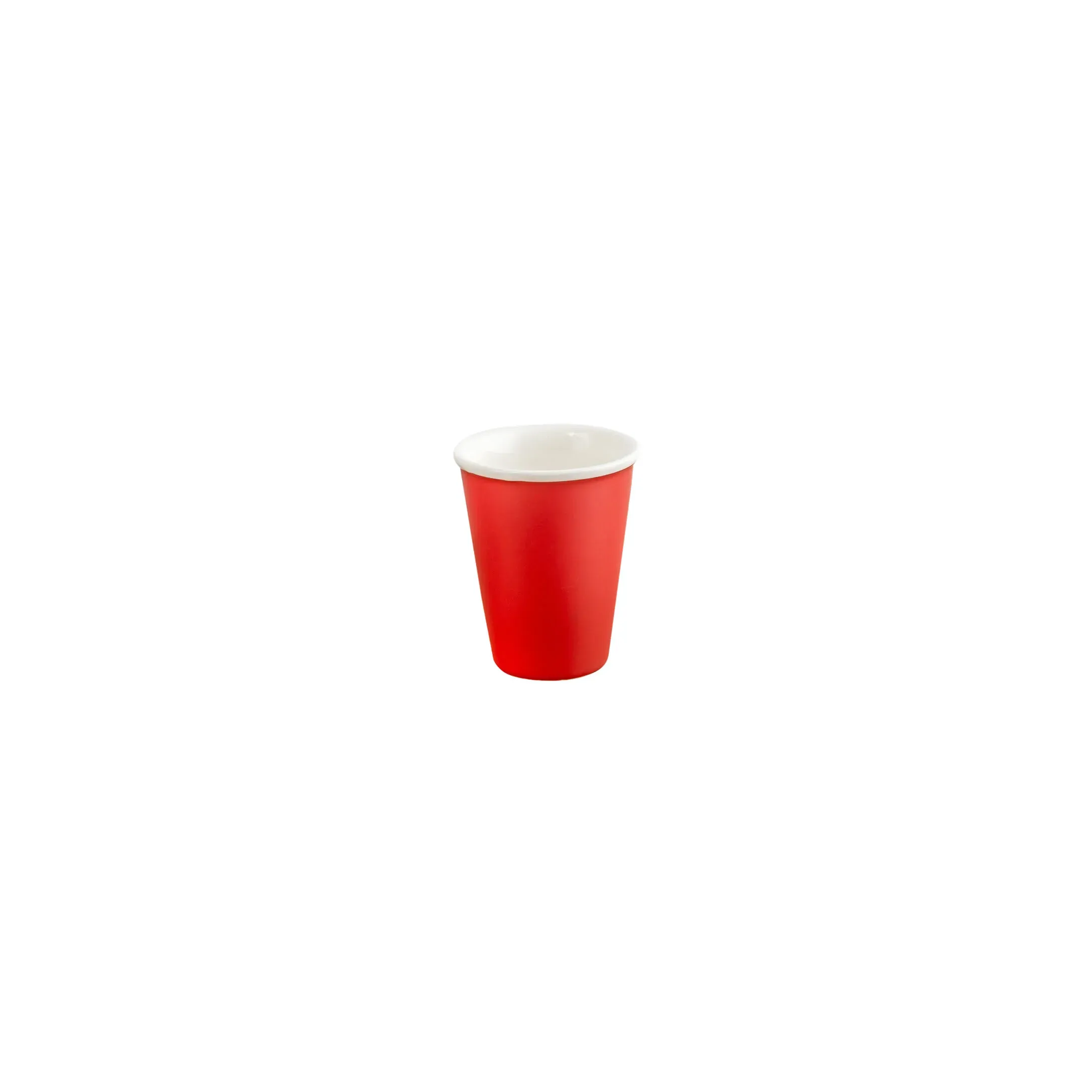 Latte Cup-200ml - Rosso (Red)