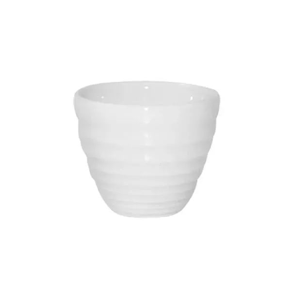 Ripple Sauce Pot-59mm ร | 50mm H | 57ml - White