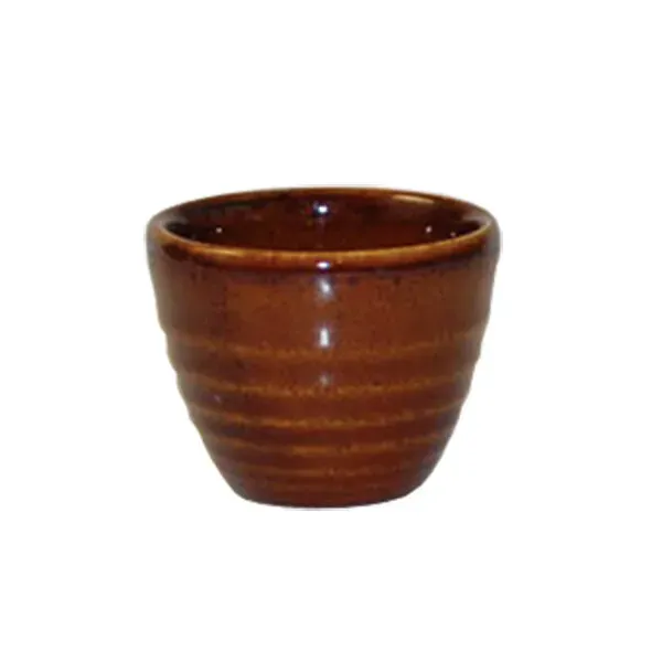 Ripple Sauce Pot-59mm ร | 50mm H | 57ml - Cinnamon