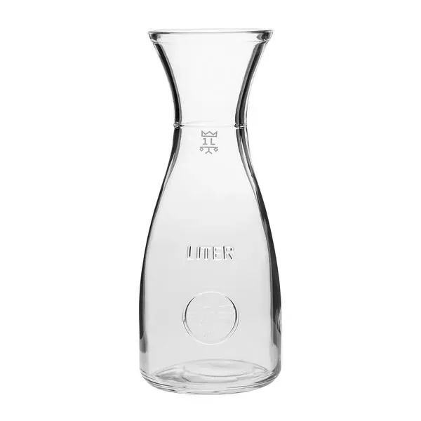 Carafe-1lt Embossed [6 Pack]