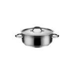 Casserole-18/10, W/Cover, 320x125mm/10.0lt