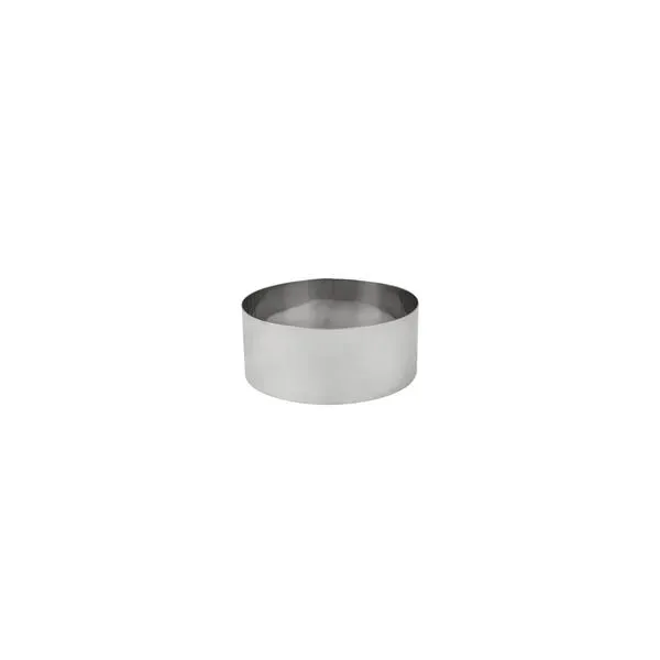 Cake Ring Stainless Steel — 180x60mm
