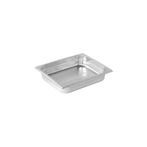 Gastronorm Pan-18/10, 1/2 Size 65mm, Perforated
