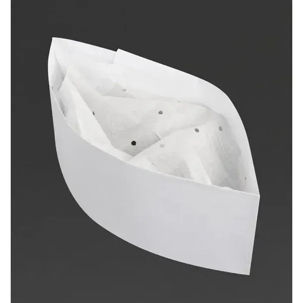Disposable Forage Chefs Hat White - One Size [box 100]