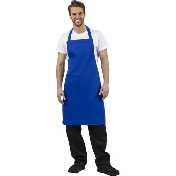 Whites Bib Apron Polycotton Blue
