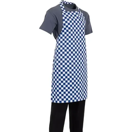 Edlp - Whites Apron Blue/White Check