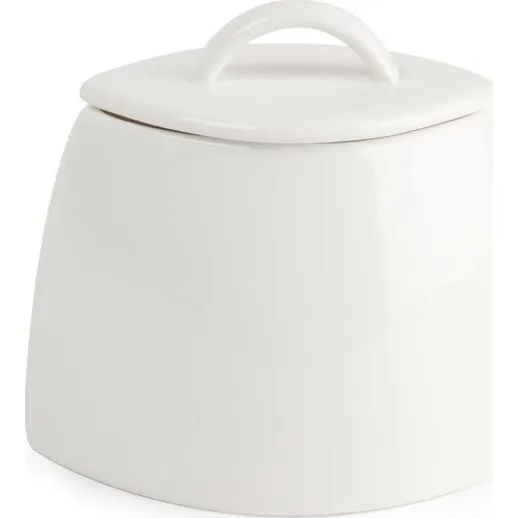 Olympia Lumina Oval Sugar Bowl With Lid - 200ml 7oz [box 6]