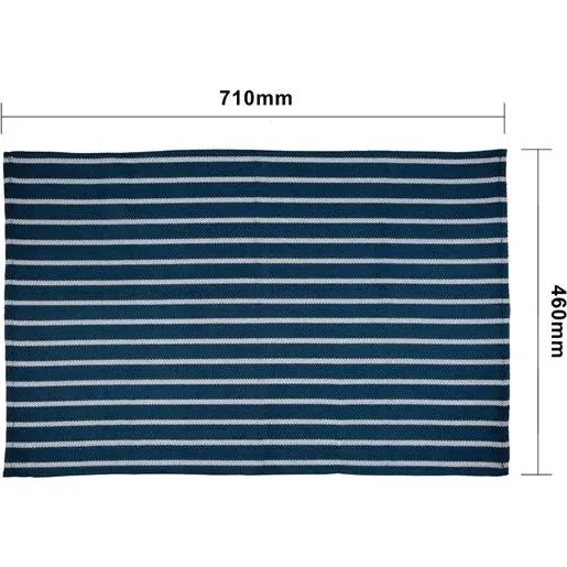 Vogue Tea Towel Navy & White Stripe - 460x710mm 18x28" view 3