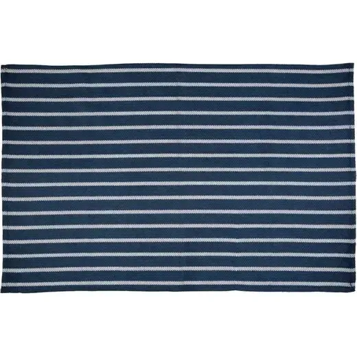 Vogue Tea Towel Navy & White Stripe - 460x710mm 18x28"
