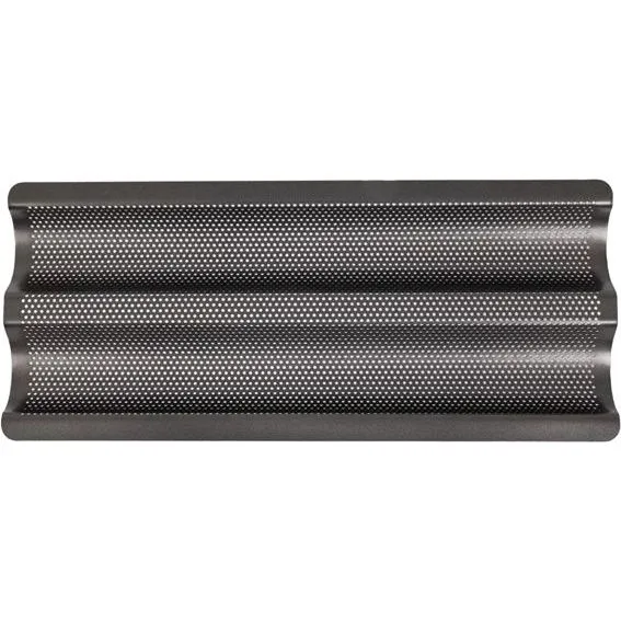 Masterclass Crusty Bake Non-Stick Perforated Baguette Tray 390  X 160  X  25mm