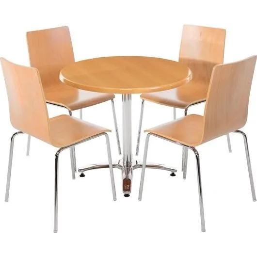 Bolero Aluminium 4 Leg Table Base view 7