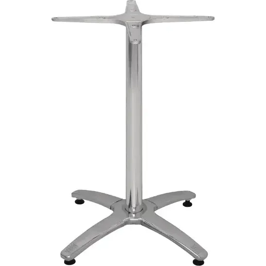 Bolero Aluminium 4 Leg Table Base view 5