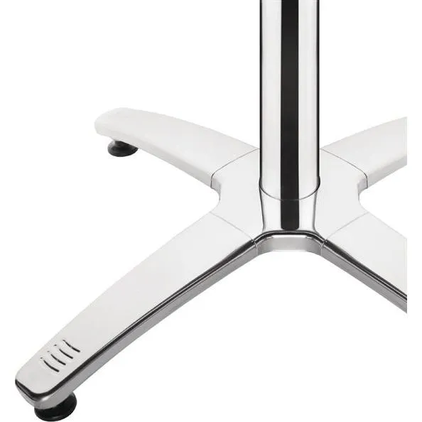 Bolero Aluminium 4 Leg Table Base view 2
