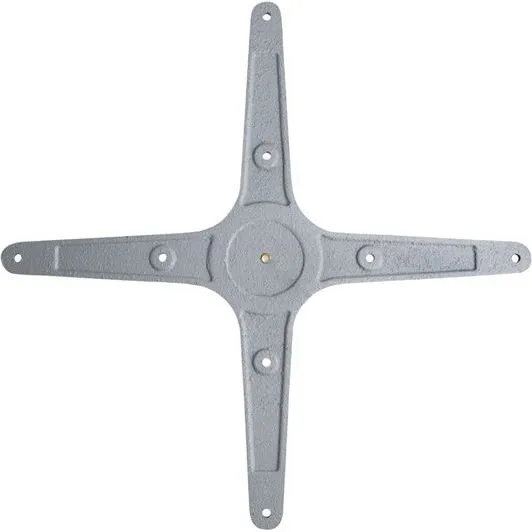 Bolero Aluminium 4 Leg Table Base view 4